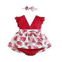 Algopix Similar Product 8 - Girls Romper Summer ClothesInfant Baby
