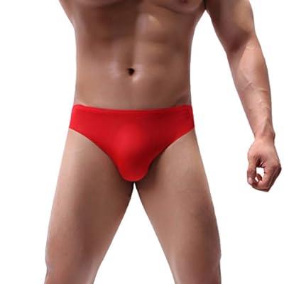 Best Deal for Jockstrap Central Color Underpants Ice-silk Breathable Sexy