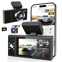 Algopix Similar Product 14 - 3 Channel Dash Cam Front and Rear4K