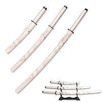 Algopix Similar Product 6 - 3pc Set Japanese Samurai Sword with