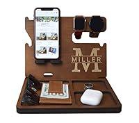 Algopix Similar Product 20 - Wooden Docking Station Personalized