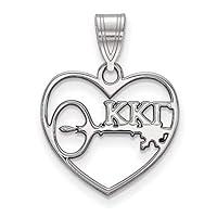 Algopix Similar Product 1 - LogoArt Sterling Silver Kappa Kappa