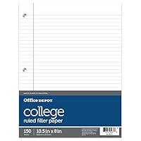 Algopix Similar Product 13 - Office Depot Notebook Filler Paper