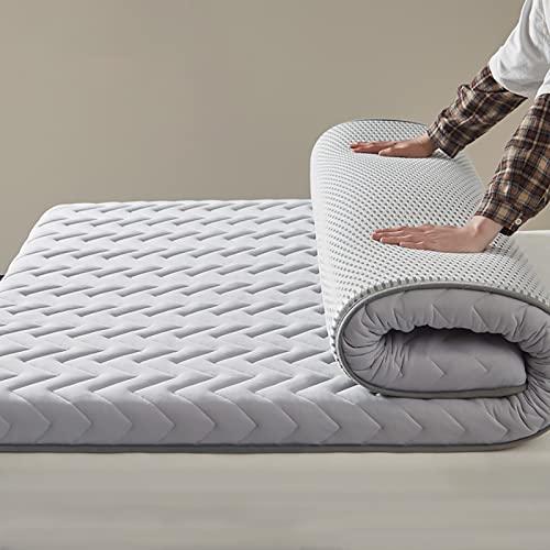 Portable Tatami Mattress, Folding Bed Pads, Futon Sleeping Toppers, Memory  Foam Roll Up Non-Slip Guest Bed Cushions, Compact and Easy to Storage