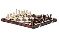 Algopix Similar Product 3 - Hand Crafted Tournament 76 Wooden Chess
