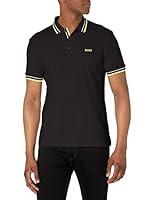 Algopix Similar Product 17 - BOSS Curved Logo Regular Fit Pique Polo