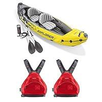 Algopix Similar Product 7 - Intex Explorer Inflatable Kayak wAir
