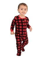 Algopix Similar Product 1 - Leveret Kids Pajamas Boys Girls Footed