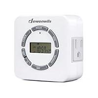 Algopix Similar Product 14 - DEWENWILS 7 Day Digital Outlet Timer 2