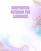 Algopix Similar Product 7 - COMPOSITION NOTEBOOK FOR LANGUAGES 120
