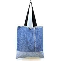 Algopix Similar Product 17 - INTOA design Handmade Denim Bag of