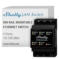 Algopix Similar Product 4 - Shelly LAN Switch  5 Port RJ45 10100