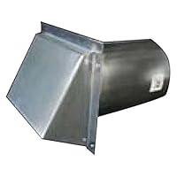 Algopix Similar Product 14 - 7 in Round Galvanized Wall Vent with