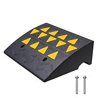 Algopix Similar Product 14 - VEVOR Rubber Curb Ramp 6 Rise Heavy