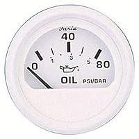 Algopix Similar Product 7 - Faria Dress White 2 Oil Pressure Gauge