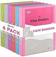 Algopix Similar Product 19 - 3 Ring Binder 1 Inch 1 Clear View