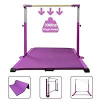 Algopix Similar Product 16 - GBVUGY Gymnastics Kip Bar with Mat for