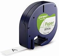 Algopix Similar Product 6 - DYMO LetraTAG Tape  12mm x 4m White 