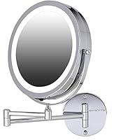 Algopix Similar Product 19 - OVENTE 9 Lighted Wall Mount Makeup