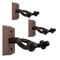 Algopix Similar Product 17 - 3 Pack Guitar Wall Mount Neboic Wood