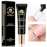 Algopix Similar Product 6 - UNA GELLA Soft Gel Nail Tips Glue Gel