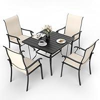 Algopix Similar Product 11 - Pamapic 5 Pieces Patio Dining Set