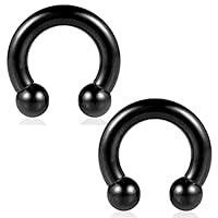Algopix Similar Product 20 - BodyJ4You 2PC Horseshoe Circular