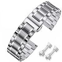 Algopix Similar Product 2 - HEYOZURY Metal Watch Band 20mm