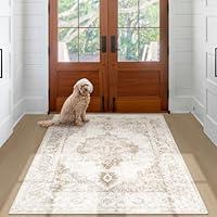 Algopix Similar Product 9 - Area Rug 3x5 Vintage Rug Washable