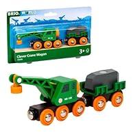 Algopix Similar Product 12 - BRIO World 33698  Clever Crane Wagon