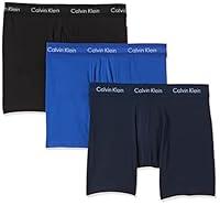 Algopix Similar Product 8 - Calvin Klein Mens 3 Pack Trunks Blue