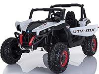 Algopix Similar Product 17 - MotoTec Mini Moto UTV 4x4 12V White