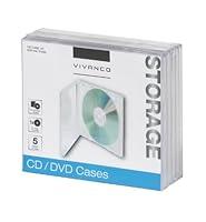 Algopix Similar Product 20 - Vivanco CDDVD Jewel Case Transparent