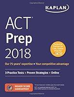 Algopix Similar Product 13 - ACT Prep 2018 3 Practice Tests 