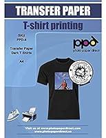 Algopix Similar Product 11 - PPD Inkjet PREMIUM IronOn Dark T Shirt