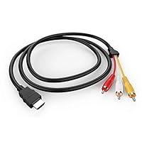 Algopix Similar Product 4 - HDMI to RCA Cable 1080P 5ft15m HDMI