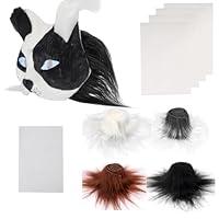 Algopix Similar Product 3 - B BBPM Therian Mask Diy Kit Faux Fur