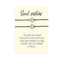 Algopix Similar Product 10 - Soul sister bracelets for 2 Soul
