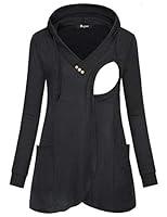 Algopix Similar Product 18 - Quinee Women Long Sleeve V Neck Hooded