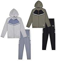 Algopix Similar Product 1 - Hind Boys 4Piece Hoodie and Sweatpant