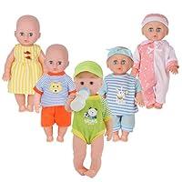 Algopix Similar Product 12 - Set of 5 Baby Doll Clothes