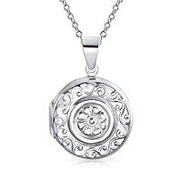 Algopix Similar Product 5 - Embossed Photo Round Circle Boho