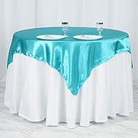 Algopix Similar Product 12 - Efavormart 60 Satin Square Tablecloth