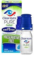Algopix Similar Product 20 - Clear Eyes  Pure Relief  Preservative