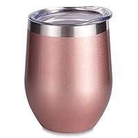 Algopix Similar Product 15 - SUNWILL Insulated Wine Tumbler with Lid
