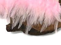 Algopix Similar Product 16 - 1 Yard  Light Pink Rooster Neck Hackle