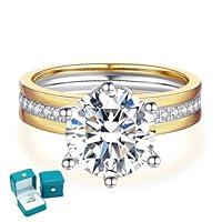 Algopix Similar Product 9 - LuluRell Moissanite Engagement Rings