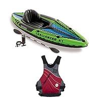 Algopix Similar Product 18 - Intex Inflatable Sporty Kayak Set 