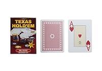 Algopix Similar Product 1 - Cartes de Poker - Texas hold'em : Rouge