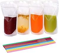 Algopix Similar Product 1 - Tomnk 100PCS Drink Pouches for Adults